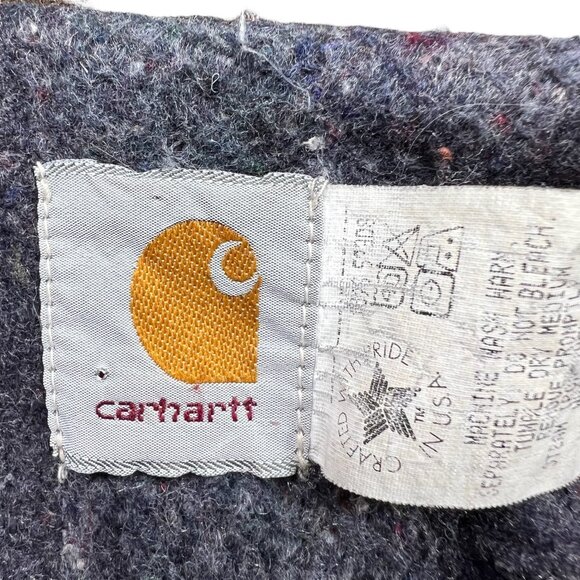 Vintage Carhartt Blanket Lined Jacket Brown USA Made Size 2XL - Picture 3 of 9